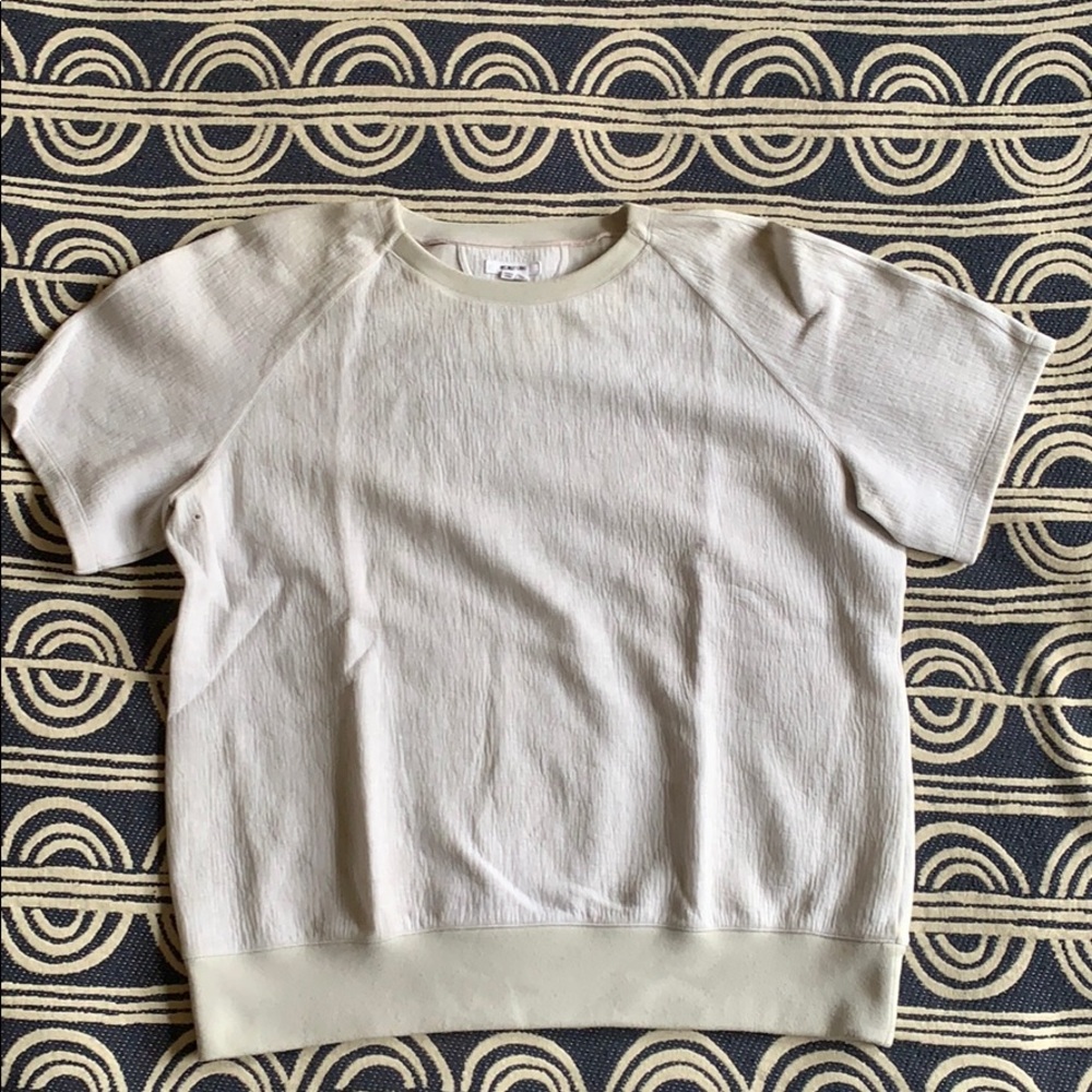 Helmut Lang short-sleeve vented sweatshirt